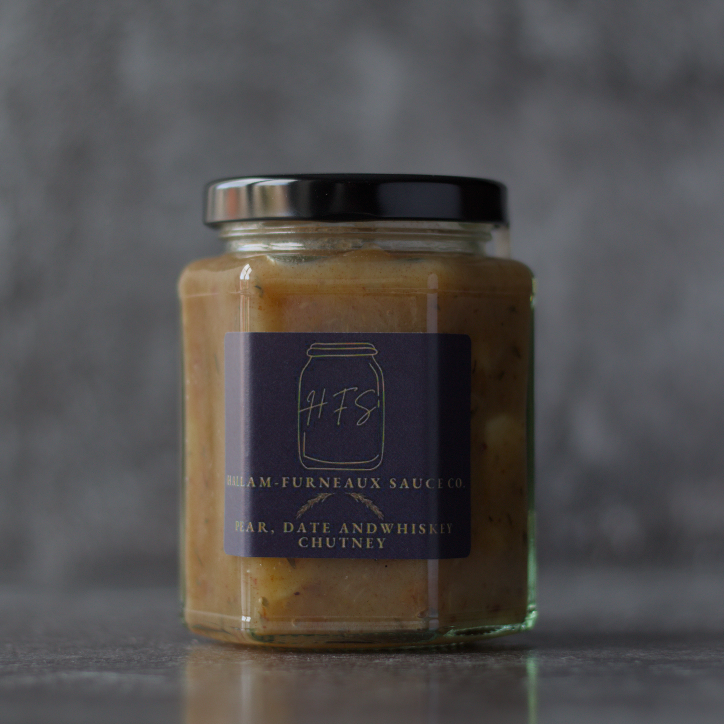 Pear, date and whiskey chutney